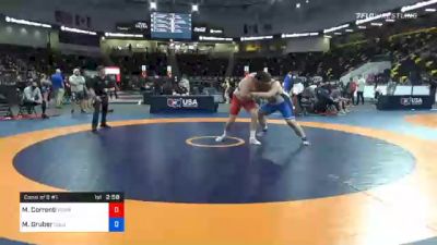 130 kg Consolation - Mauro Correnti, Pennsylvania RTC vs Mitchell Gruber, Columbus Wrestling Club