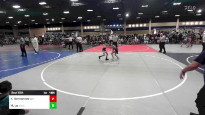 58 lbs Quarterfinal - Kali Hernandez, Top Dog WC vs Maizie Le, Rancho Bernardo WC