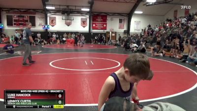 Bracket 5 lbs Cons. Semi - Luke Hancock, WBNDD vs Lennyx Curtis, Keokuk Kids Wrestling Club