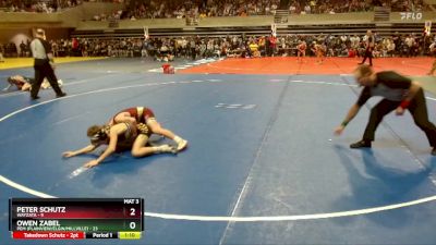 90 lbs Cons. Semi - Owen Zabel, PEM (Plainview/Elgin/Millville) vs Peter Schutz, Wayzata