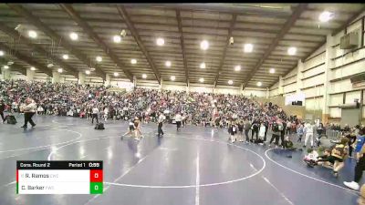 150 lbs Cons. Round 2 - Ryder Ramos, Champions Wrestling Club vs Chaz Barker, Fremont Wrestling Club