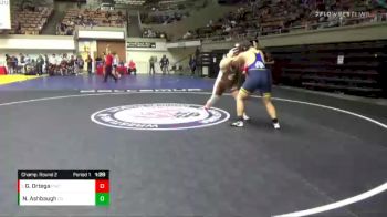 220 lbs Champ. Round 2 - Gian-Carlo Ortega, Primal Wrestling Club vs Nolan Ashbaugh, California