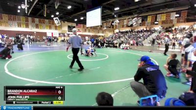 85/87 Semifinal - Bronx Hanlon, Goldrush Wrestling Academy vs Ethan Ramirez, ELITE FORCE WRESTLING CLUB