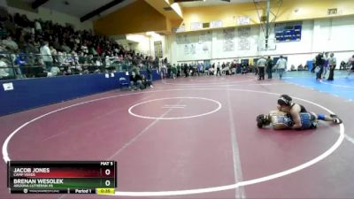 132 lbs Championship Back - Jacob Jones, Camp Verde vs Brenan Wesolek, Arizona Lutheran HS