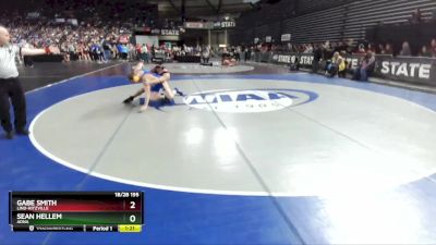 1B/2B 195 Quarterfinal - Gabe Smith, Lind-Ritzville vs Sean Hellem, Adna