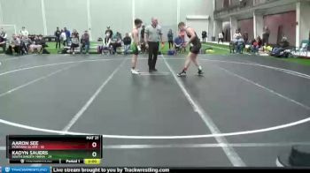 152 lbs Round 3 (8 Team) - Aaron See, Montana Silver vs Kadyn Sauers, South Dakota Mania