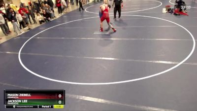 250 lbs Quarterfinal - Jackson Lee, Minnesota vs Mason Ziebell, Minnesota