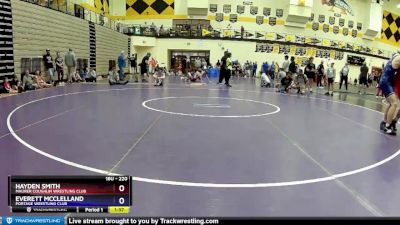 220 lbs 1st Place Match - Hayden Smith, Maurer Coughlin Wrestling Club vs Everett Mcclelland, Portage Wrestling Club