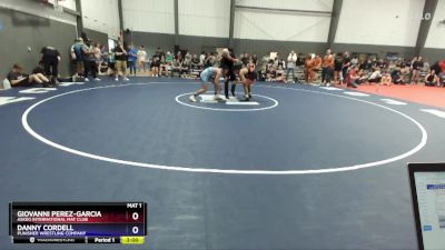 144 lbs Cons. Round 5 - Giovanni Perez-Garcia, Askeo International Mat Club vs Danny Cordell, Punisher Wrestling Company