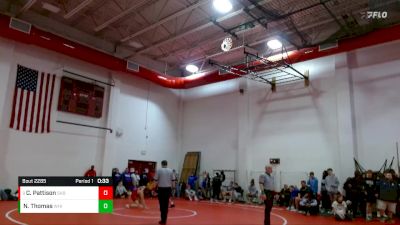 157 lbs Champ. Round 2 - Cooper Pattison, North Miami vs Nolan Thomas, Whiteland