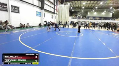 193 lbs Round 3 - Billy Phillips, Landstown Wrestling Club vs Trae`vaughn Towner, Dinwiddie