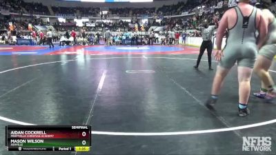 1A-4A 285 Semifinal - Aidan Cockrell, Prattville Christian Academy vs Mason Wilson, Ashville