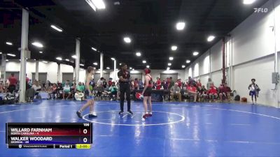 106 lbs Round 2 (4 Team) - Willard Farnham, North Carolina vs WALKER WOODARD, Georgia