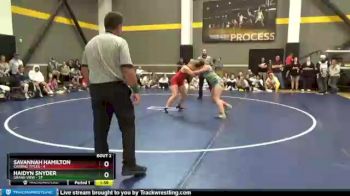 148 lbs Round 2 (3 Team) - Haidyn Snyder, Grand View vs Savannah Hamilton, Chasing Titles