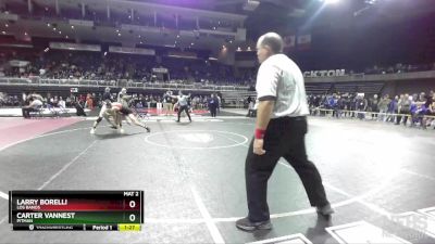 160 lbs Semifinal - Carter Vannest, Pitman vs Larry Borelli, Los Banos