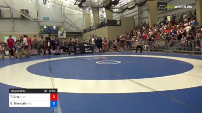 70 kg Round Of 64 - Taylor Ortz, Clarion RTC vs Benjamin Brancale, Minnesota Storm