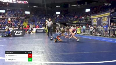 97 lbs Semifinal - Jamison Forrest, Bishop McCort vs Gabe Benyo, Hazleton