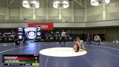 106 lbs Semifinal - Dylan Knaus, ISI Wrestling Club vs Carter Kinard, American Dream Wrestling Club