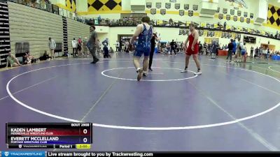 220 lbs Quarterfinal - Kaden Lambert, Mooresville Wrestling Club vs Everett Mcclelland, Portage Wrestling Club