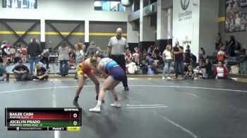 106 lbs Semis (4 Team) - Bailee Cash, Missouri Black vs Jocelyn Prado, Nebraska Vipers Gold