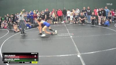 85 lbs Cons. Round 1 - Ava Guidice, Kc Elite Training Center vs Brandon Araya, Cane Bay Cobras