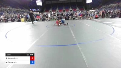 120 lbs Cons 32 #2 - Ryan Kennedy, Ohio vs Aiden Serrano, Iowa