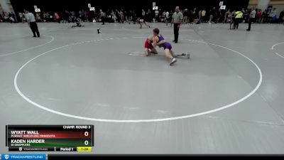 138 lbs Champ. Round 3 - Wyatt Wall, Pursuit Wrestling Minnesota vs Kaden Harder, GI Grapplers