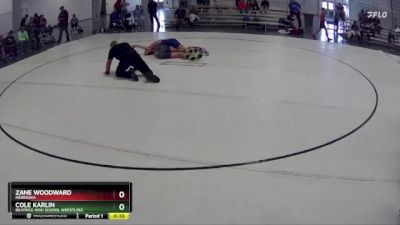 129 lbs Cons. Round 5 - Zane Woodward, Nebraska vs Cole Karlin, Beatrice High School Wrestling