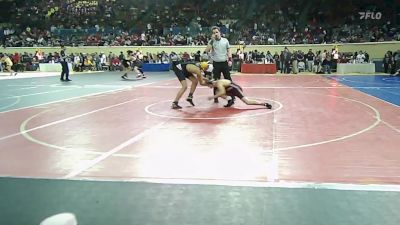 120 lbs Round Of 64 - Isander Woodruff, Perry Wrestling Club vs Amir Braddick, Midwest City Middle School Bombers