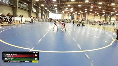 88 lbs Rd# 1 9:00am Friday - Nico Emili, PA Gold vs Chase Young, No Escape