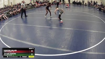 80 lbs Round 2 (6 Team) - Zy`ion Martin, Kansas Mamba vs Hunter Miller, Iowa USA Grey