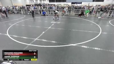 106 lbs Cons. Round 4 - Mohamed Mohamed, MWC Wrestling Academy vs Samer Sherman, Comets Wrestling Club