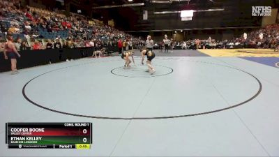 5A - 138 lbs Cons. Round 1 - Cooper Boone, Valley Center vs Ethan Kelley, Basehor-Linwood