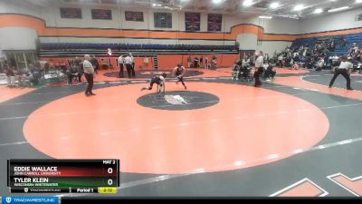 125 lbs Champ. Round 2 - Eddie Wallace, John Carroll University vs Tyler Klein, Wisconsin-Whitewater