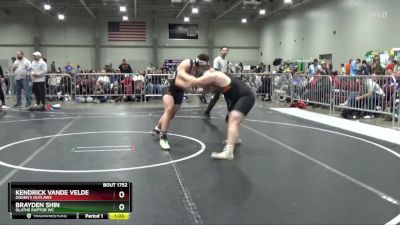 235 lbs Semifinal - Kendrick Vande Velde, Ogden`s Outlaws vs Brayden Shin, Olathe Raptor WC