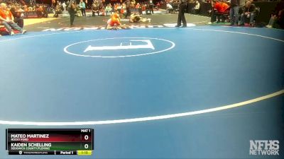 113-2A Quarterfinal - Mateo Martinez, Rocky Ford vs Kaiden Schelling, Sedgwick County/Fleming