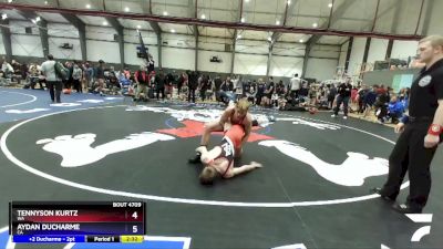 157 lbs Cons. Round 5 - Tennyson Kurtz, WA vs Aydan Ducharme, CA