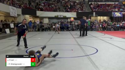 61 lbs Quarterfinal - Parker Shelagowski, Fergus Wrestling Club vs Jaxon Frost, Terry Wrestling Club