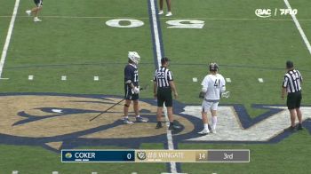 Replay: SAC MLAX Champ - QF - 2024 Coker vs Wingate | Apr 20 @ 3 PM