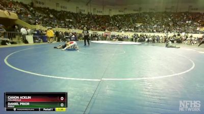 5A-120 lbs Semifinal - Daniel Prior, Noble vs Canon Acklin, Collinsville