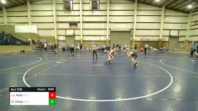 135 lbs Semifinal - Jax Kelly, Idaho Gold Wrestling Club vs Garrett Holpp, Black Fox Wrestling Academy