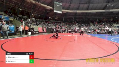 58 lbs Round Of 16 - Julian Maximo, Tuscon Cyclones vs Raiden Bunn, Victory WC