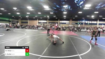 102 lbs Round Of 16 - Miles Miller, Rolling Hills WC vs Elijah Butler, Northview