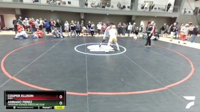 138 lbs Champ. Round 2 - Cooper Ellison, Ohio vs Adriano Perez, Takedown Express Wrestling Club