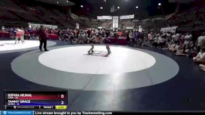 132 lbs Placement Matches (16 Team) - Sophia Hejnal, SJWA vs Tammy Grace, SCVWA