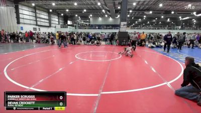 57 lbs Semifinal - Parker Scruggs, Guerrilla Wrestling (GWA) vs Devan Crockett, Rural Retreat