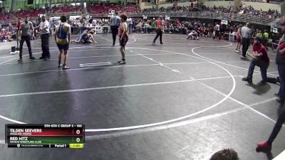 160 lbs Cons. Round 2 - Tilden Seevers, Anselmo-Merna vs Red Hitz, Wahoo Wrestling Club