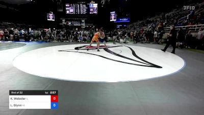 145 lbs Rnd Of 32 - Kannon Webster, Illinois vs Logan Glynn, Nebraska