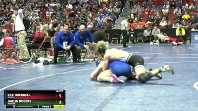 1A-175 lbs Cons. Semi - Kile Bucknell, Jesup vs Gatlin Rogers, Wilton