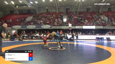 65 lbs Quarterfinal - Jayson Ness, Minnesota Storm vs Domonick Demas, OK RTC